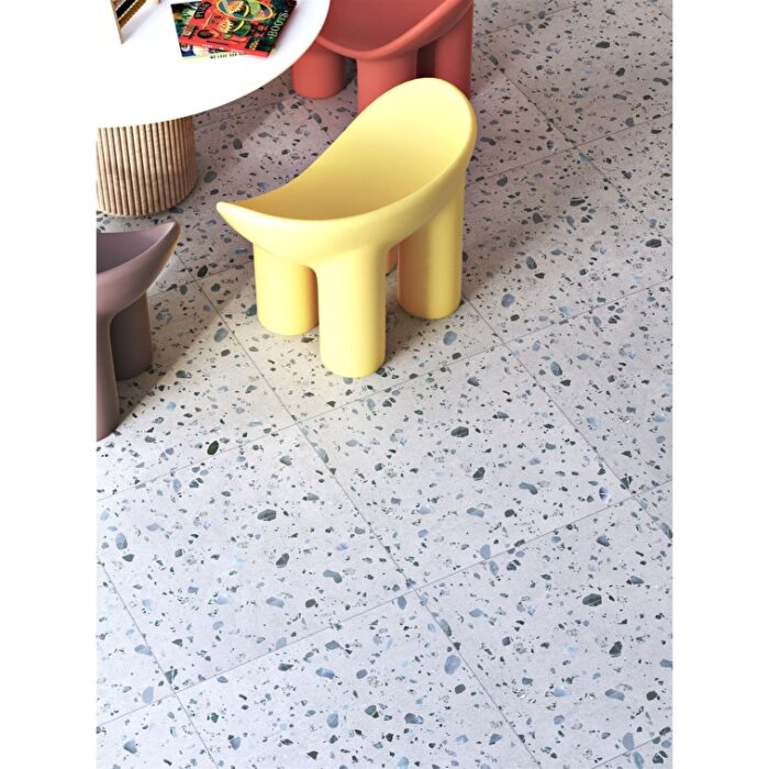 VitrA 60x60, Set6.0, Fon, Terrazzo Soft Gri, R10A - Görsel 2