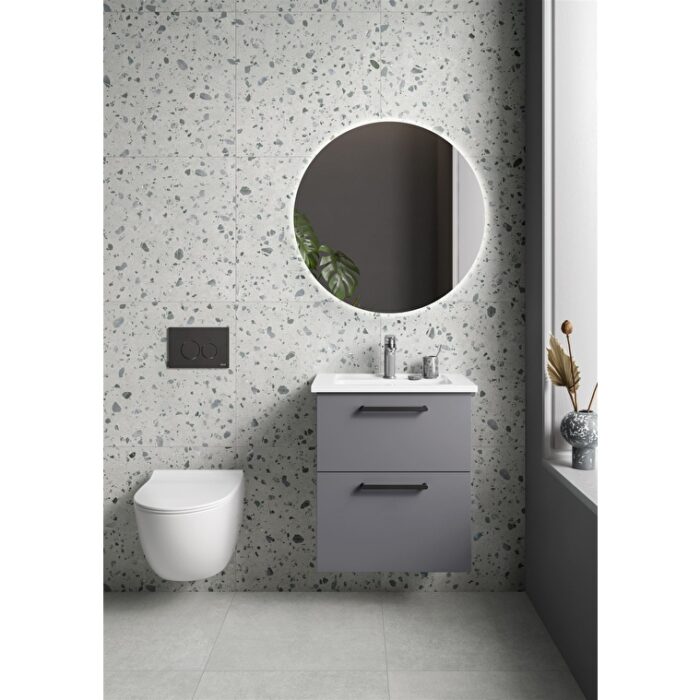 VitrA 60x60, Set6.0, Fon, Terrazzo Soft Gri, R10A - Görsel 3