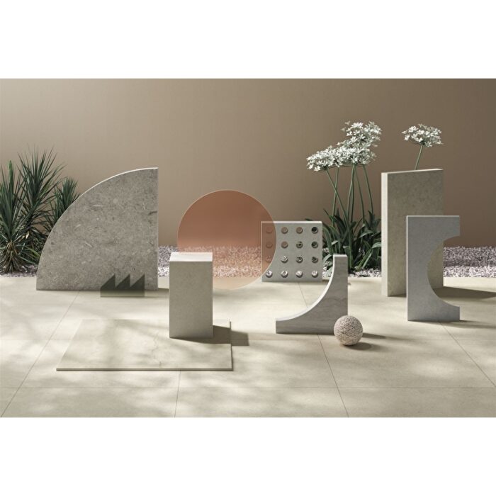 VitrA 60x60, Lightstone, Fon, Traverten Beyaz, R10A - Görsel 2