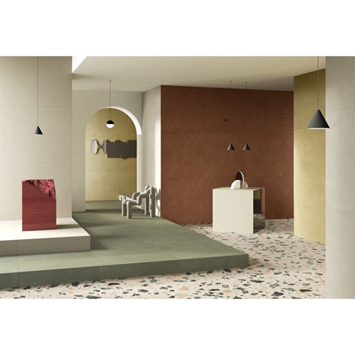 VitrA 120x120, Resincrete, Fon, Koyu Sarı, R10 - Görsel 2