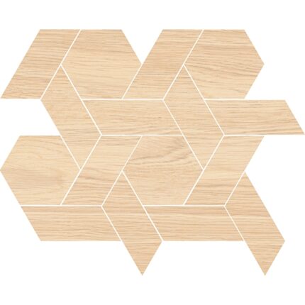 VitrA 40x40, Woodart, Kesme Mozaik, Açık Meşe, R10A