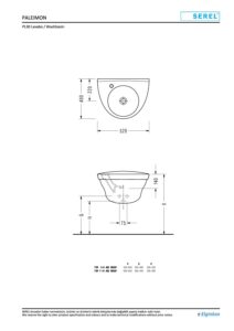 Serel Paleimon Monoblok Çocuk Lavabo - Görsel 2