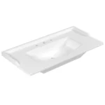 Serel Royal Üç Armatür Delikli Lavabo (50x100) - RY433DS110H - Dolap Uyumlu Lavabolar