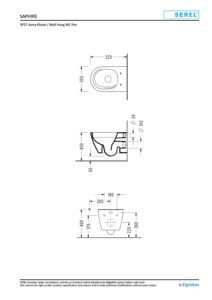 Serel Sapphire Kanalsız Asma Klozet - Görsel 2