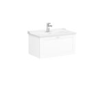 VitrA Root Classic Lavabo Dolabı, 80 cm, Bir Çekmeceli, Klasik Lavabo, Mat Beyaz - Görsel 2