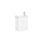 VitrA Root Groove Lavabo Dolabı, 45 cm, Bir Kapaklı, Dar, Köşeli Lavabo, Mat Beyaz, Sol - 69177 - Banyo Alt Modülleri
