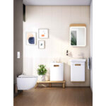VitrA Sento Yan Ünite, 40 cm, Bir Kapaklı, Mat Beyaz, Sol - Görsel 6