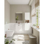 VitrA Root Classic Lavabo Dolabı, 60 cm, İki Kapaklı, Klasik Lavabo, Mat Beyaz - Görsel 5