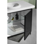 VitrA Liquid Lavabo Dolabı, 100 cm, Metal Kapaklı , Ayaklı - 66742 - Banyo Alt Modülleri - 9