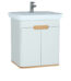 VitrA Sento Lavabo Dolabı, 65 cm, İki Kapaklı, Aydınlatmalı, Mat Beyaz - 60781 - Banyo Alt Modülleri
