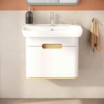 VitrA Sento Lavabo Dolabı, 65 cm, Bir Çekmeceli, Aydınlatmalı, Mat Beyaz - Görsel 6