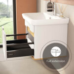 VitrA Sento Lavabo Dolabı, 65 cm, Bir Çekmeceli, Aydınlatmalı, Mat Beyaz - Görsel 8
