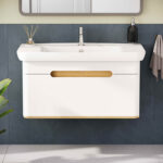 VitrA Sento Lavabo Dolabı, 100 cm, Bir Çekmeceli, Aydınlatmalı, Mat Beyaz - Görsel 6