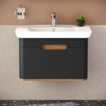 VitrA Sento Lavabo Dolabı, 80 cm, Bir Çekmeceli, Aydınlatmalı, Mat Antrasit - Görsel 6