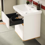 VitrA Sento Lavabo Dolabı, 65 cm, İki Çekmeceli, Aydınlatmalı, Mat Beyaz - Görsel 14