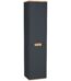VitrA Sento Boy Dolabı, 40 cm, İki Kapaklı, Çamaşır Sepetli, Prizli, Mat Antrasit, Sağ - 60844 - Boy Dolaplar