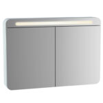 VitrA Sento Dolaplı Ayna, 100 cm, İki Kapaklı, Aydınlatmalı, Mat Beyaz