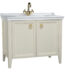 VitrA Valarte Lavabo Dolabı, 100 cm, İki Kapaklı, Etajerli Lavabolu, Mat Fildişi - 62158 - Banyo Alt Modülleri