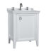 VitrA Valarte Lavabo Dolabı, 65 cm, Bir Kapaklı, Etajerli Lavabolu, Üç Armatür Delikli, Mat Beyaz, Sol - 62159 - Banyo Alt Modülleri