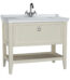 VitrA Valarte Lavabo Dolabı, 100 cm, Bir Çekmeceli, Etajerli Lavabolu, Mat Fildişi - 62185 - Banyo Alt Modülleri