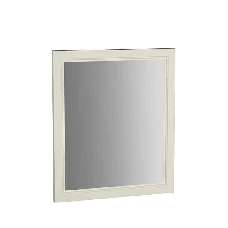 VitrA Valarte Düz Ayna, 65 cm, Mat Fildişi - 62215 - Banyo Üst Modülleri