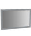VitrA Valarte Düz Ayna, 120 cm, Mat Gri - 62223 - Banyo Üst Modülleri