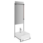 VitrA Equal Lavabo Ünitesi, 40 cm, Beyaz Lavabolu, Havluluklu - Görsel 2