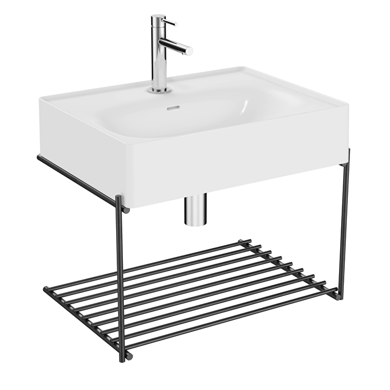 Vitra Banyo Dolabı Fiyatları ve Modelleri | Banyocu.com.tr VitrA Equal Lavabo Ünitesi, 60 cm, Raflı, Beyaz Lavabolu - 64082 - Fonksiyonel ve Tamamlayıcı Ürünler