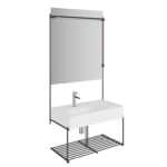 VitrA Equal Lavabo Ünitesi, 80 cm, Raflı, Beyaz Lavabolu - 64084 - Fonksiyonel ve Tamamlayıcı Ürünler - 2