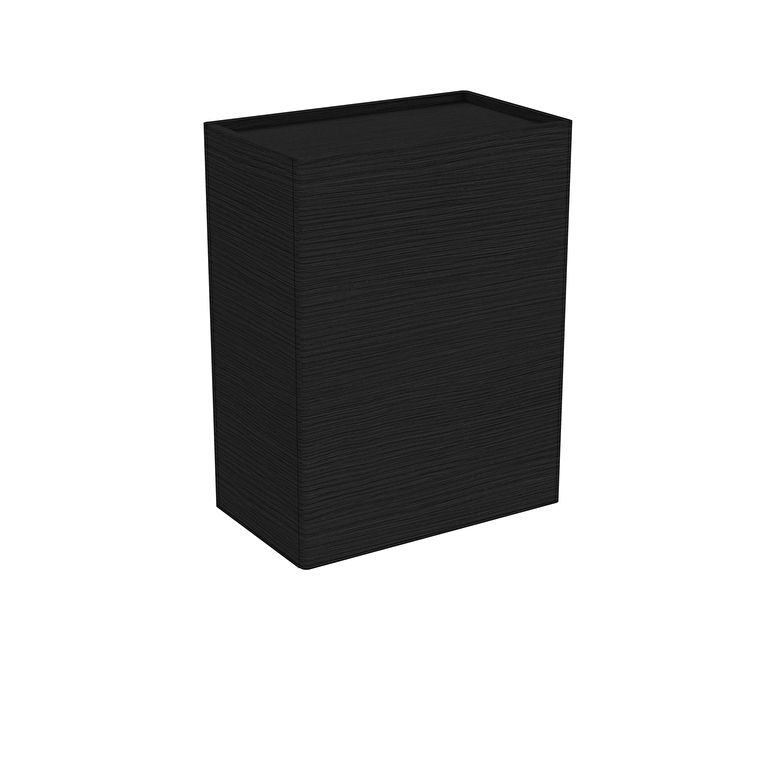 Vitra Banyo Dolabı Fiyatları ve Modelleri | Banyocu.com.tr VitrA Equal Yan Ünite, 45 cm, Kapaklı, Hareli Siyah Meşe, Sol - 64116 - Fonksiyonel ve Tamamlayıcı Ürünler