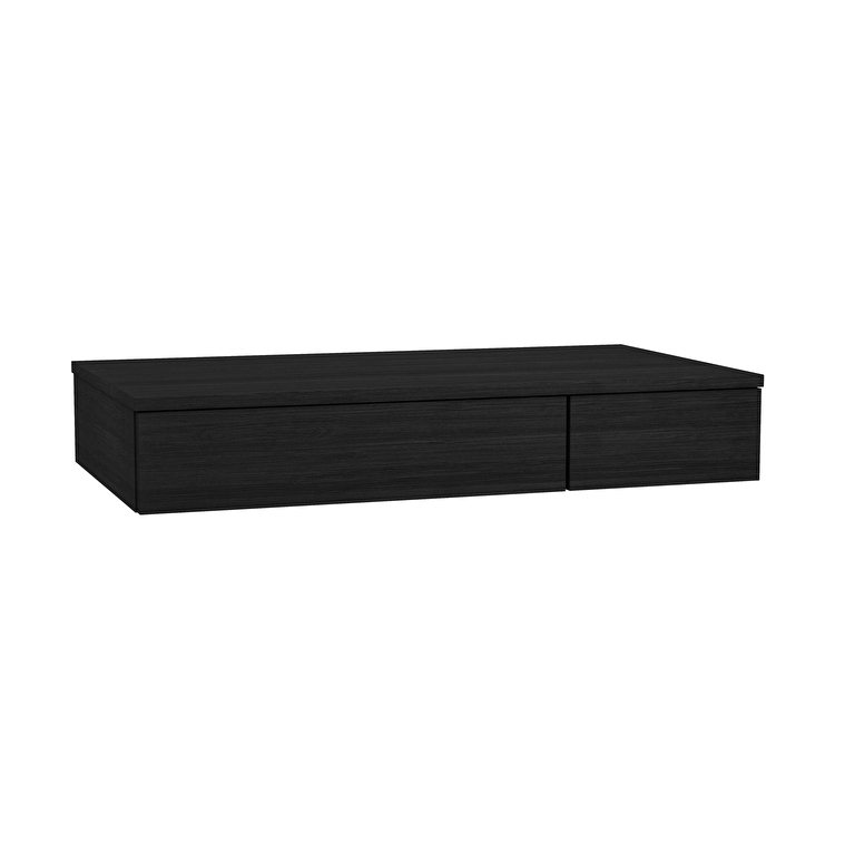 VitrA Origin Alt Ünite, 90 cm, İki Çekmeceli, Hareli Siyah Meşe, Sol - 65701 - Fonksiyonel ve Tamamlayıcı Ürünler