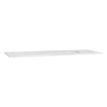 VitrA Origin Üst Tezgah, 120 cm, Neolith, Armatür Deliksiz, Sağ Sifon Delikli, Calacatta Silk