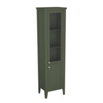 VitrA Valarte Neo Boy Dolabı, 55 cm, Cam Kapaklı, Retro Yeşil, Sağ