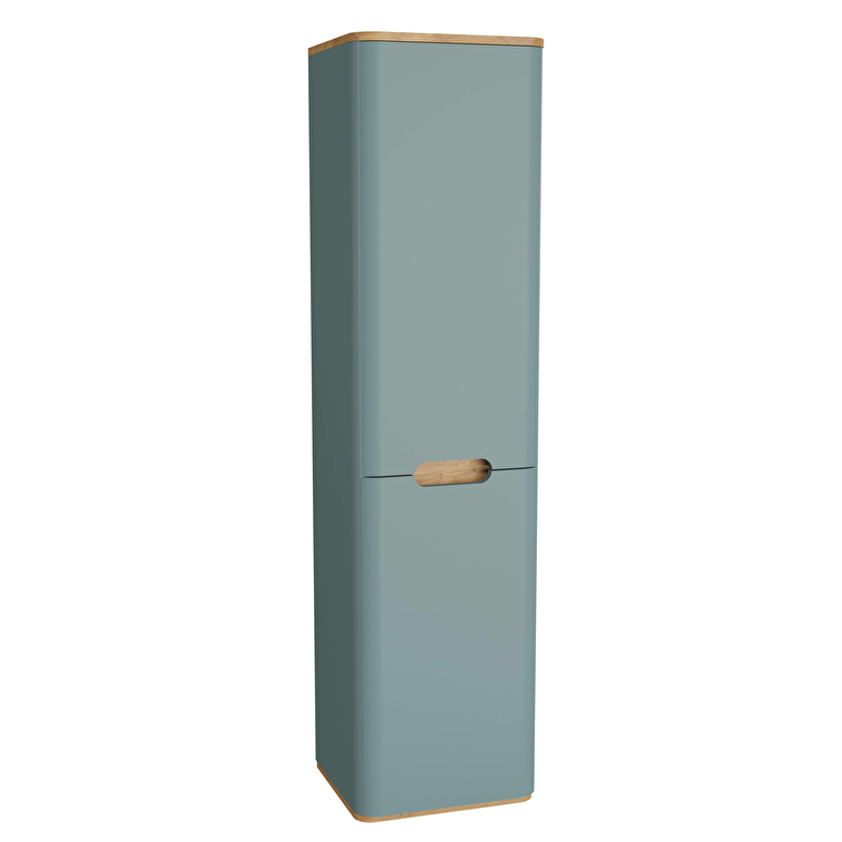 VitrA Sento Boy Dolabı, 40 cm, İki Kapaklı, Mat Fiyord Yeşili, Sol