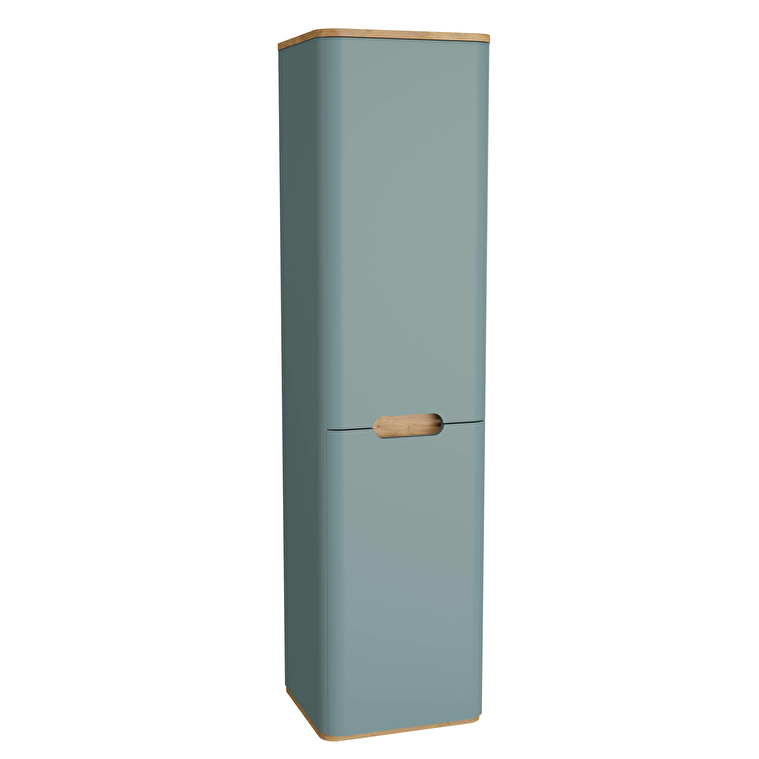 VitrA Sento Boy Dolabı, 40 cm, İki Kapaklı, Mat Fiyord Yeşili, Sağ