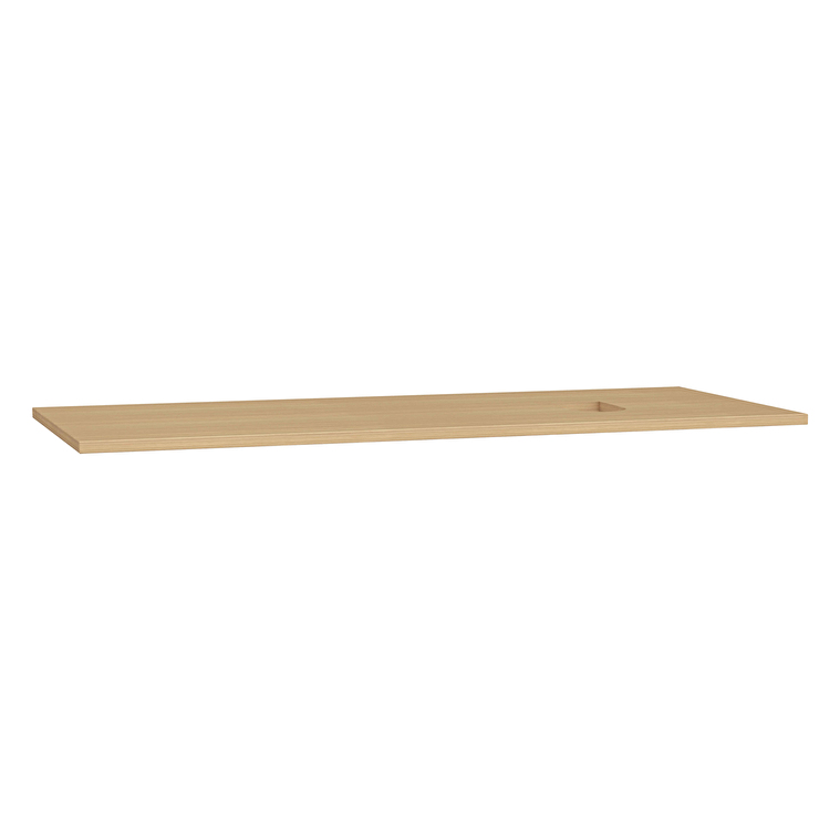 VitrA Origin Üst Tezgah, 120 cm, Ahşap, Armatür Deliksiz, Sağ Sifon Delikli, Açık Meşe - 65929 - Fonksiyonel ve Tamamlayıcı Ürünler