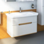 VitrA Sento Lavabo Dolabı, 100 cm, İki Çekmeceli, Aydınlatmalı, Mat Açık Gri - Görsel 5