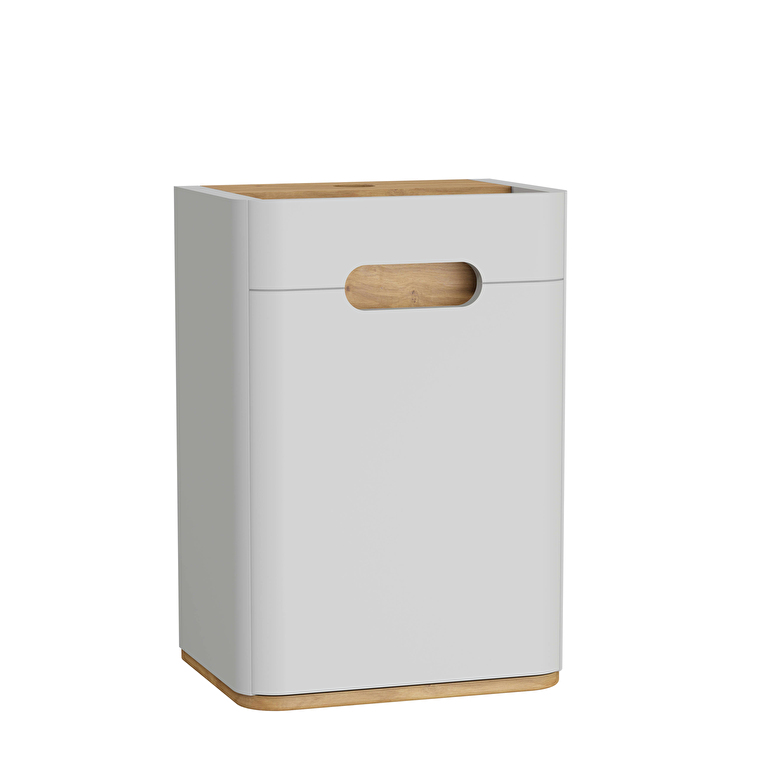 VitrA Sento Yan Ünite, 40 cm, Bir Kapaklı, Mat Açık Gri, Sol - 66010 - Fonksiyonel ve Tamamlayıcı Ürünler