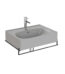VitrA Equal Lavabo Ünitesi, 60 cm, Gri Lavabolu, Havluluklu - 66052 - Fonksiyonel ve Tamamlayıcı Ürünler