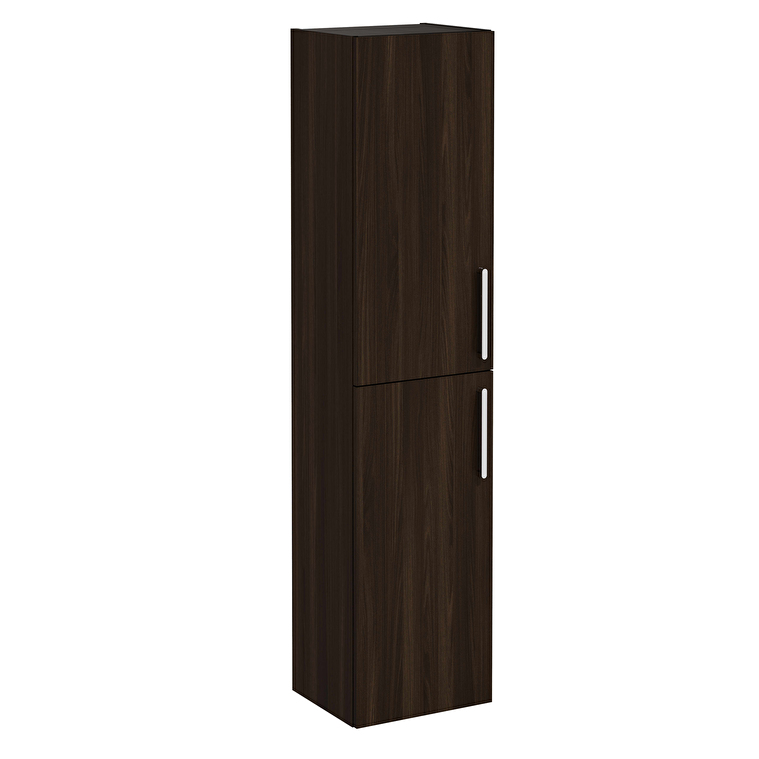 VitrA Root Flat Boy Dolabı, 40 cm, İki Kapaklı, Ceviz - 66222 - Boy Dolaplar