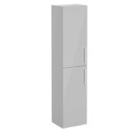 VitrA Root Flat Boy Dolabı, 40 cm, İki Kapaklı, Parlak İnci Grisi - 66227 - Boy Dolaplar