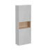 VitrA Root Flat Boy Dolabı, 55 cm, İki Kapaklı, Dar, Kısa, Parlak İnci Grisi - 66251 - Boy Dolaplar