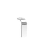 VitrA Root Flat Ayak, 13 cm, 2 Adet, Krom