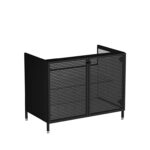 VitrA Liquid Lavabo Dolabı, 100 cm, Metal Kapaklı , Ayaklı - 66742 - Banyo Alt Modülleri - 3