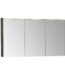 VitrA Core Dolaplı Ayna, 120 cm, Aydınlatmalı, Fırçalı Krom - 66913 - Banyo Üst Modülleri