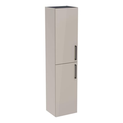 VitrA Root Flat Boy Dolabı, 40 cm, İki Kapaklı, Parlak Sahra Beji