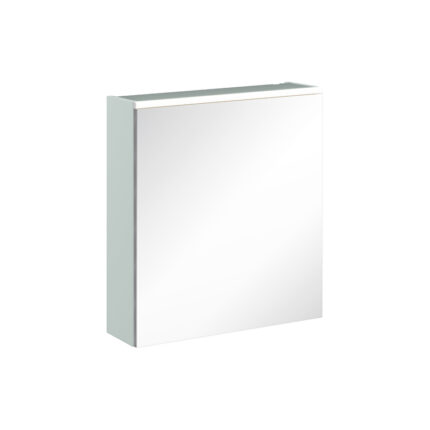 VitrA Core Dolaplı Ayna, 60 cm, Aydınlatmalı, Mat Retro Yeşil, Sol
