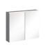 VitrA Core Dolaplı Ayna, 80 cm, Aydınlatmalı, Mat Kaya Gri - 67604 - Banyo Üst Modülleri