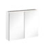 VitrA Core Dolaplı Ayna, 80 cm, Aydınlatmalı, Mat Beyaz - 67610 - Banyo Üst Modülleri