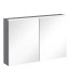 VitrA Core Dolaplı Ayna, 100 cm, Aydınlatmalı, Mat Kaya Gri - 67625 - Banyo Üst Modülleri